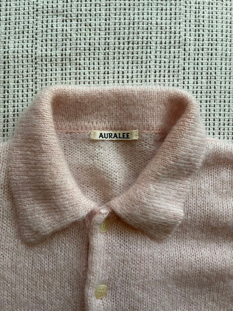 h*e様 AURALEE brushed super kid mohair kn