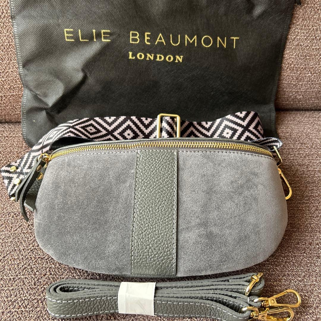ELIE BEAUMONT ボディバッグ グレー