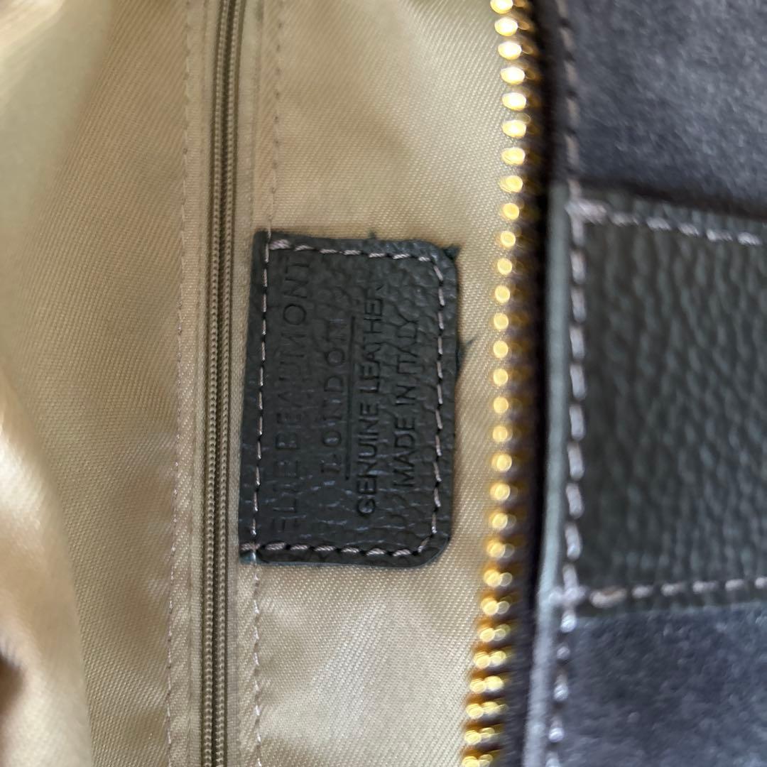 ELIE BEAUMONT ボディバッグ グレー