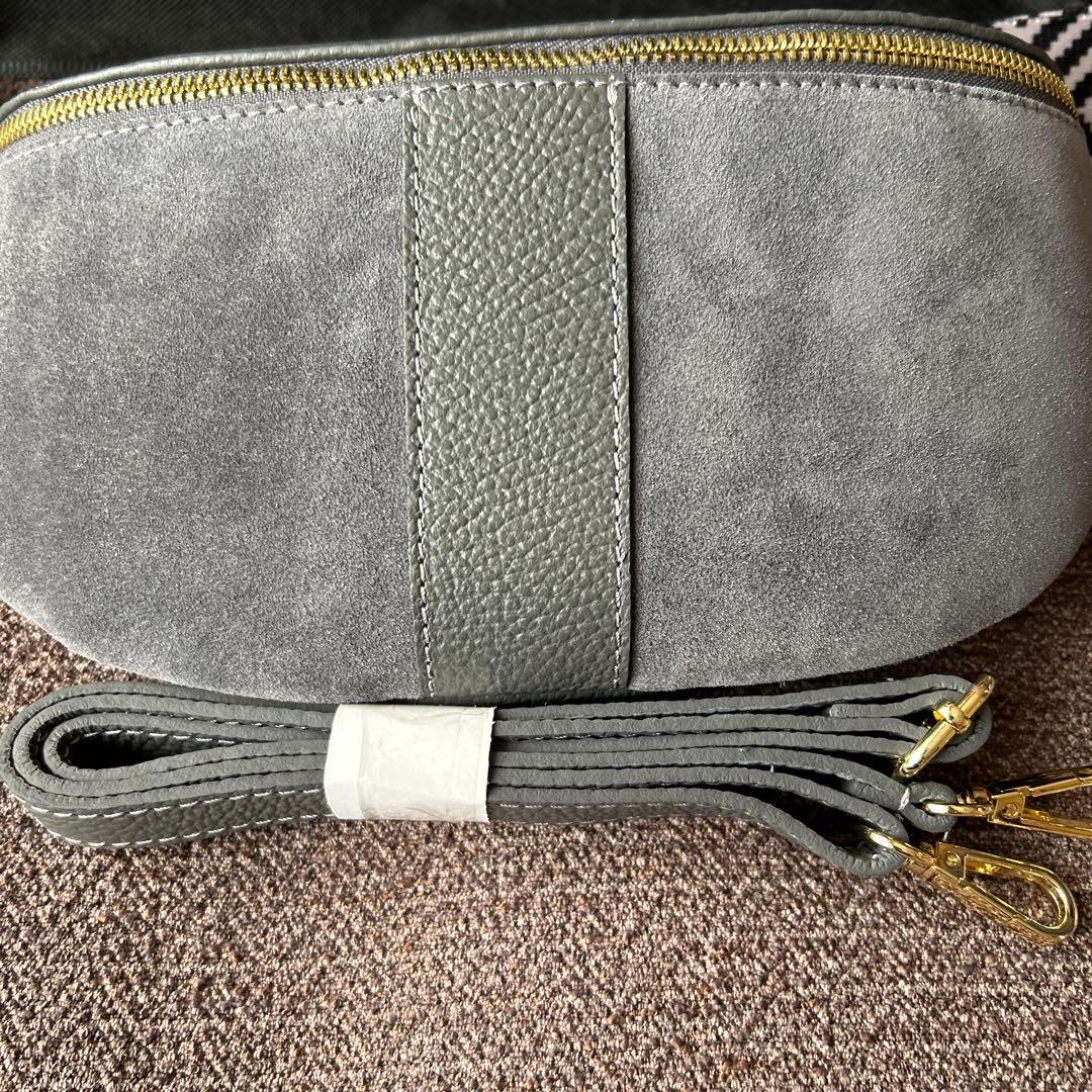 ELIE BEAUMONT ボディバッグ グレー