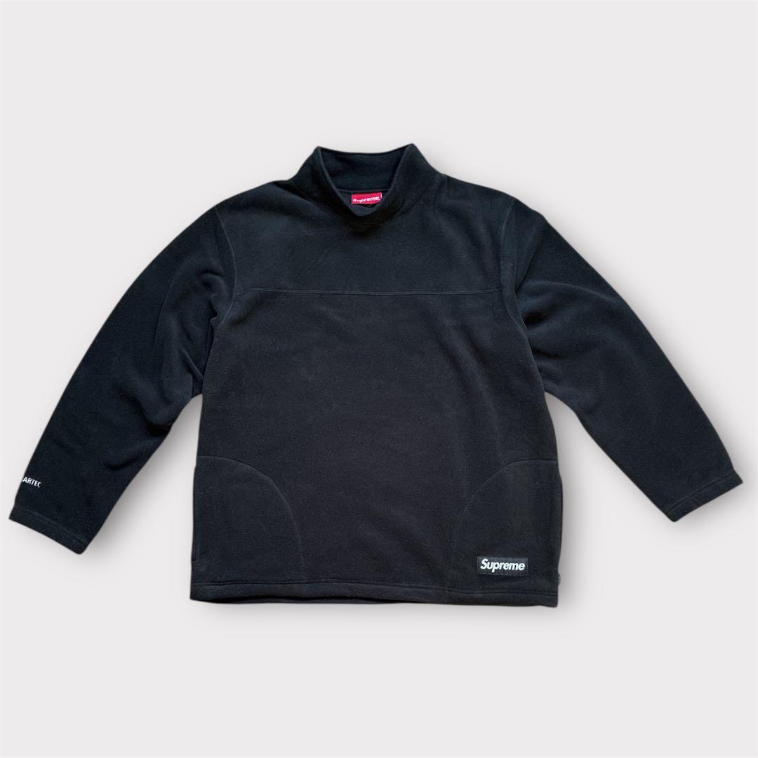 supreme 22AW シュプリーム　ボックスロゴ モックネック フリース