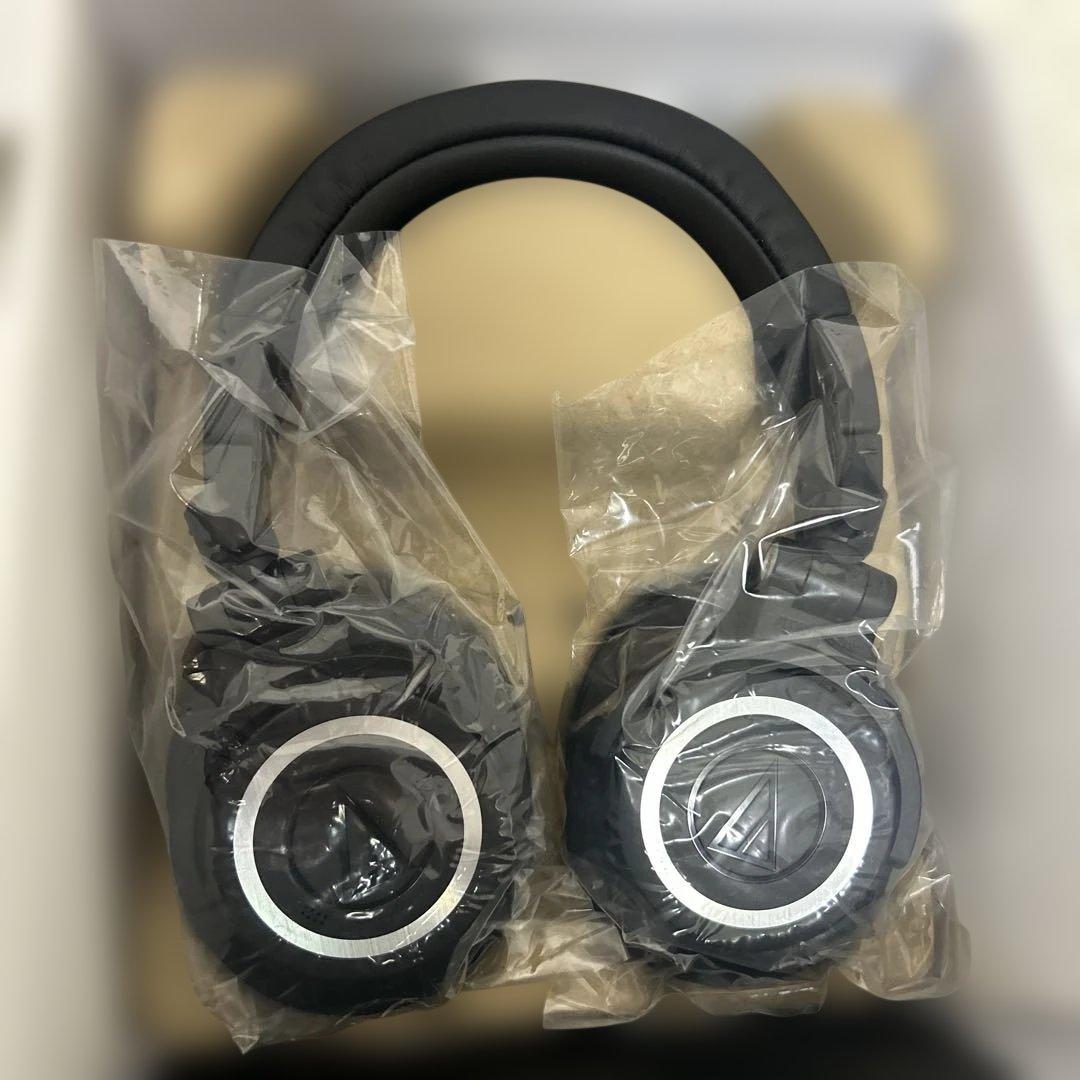 【未使用級】オーディオテクニカ　ATH-M50xBT2 ワイヤレスヘッドホン　黒
