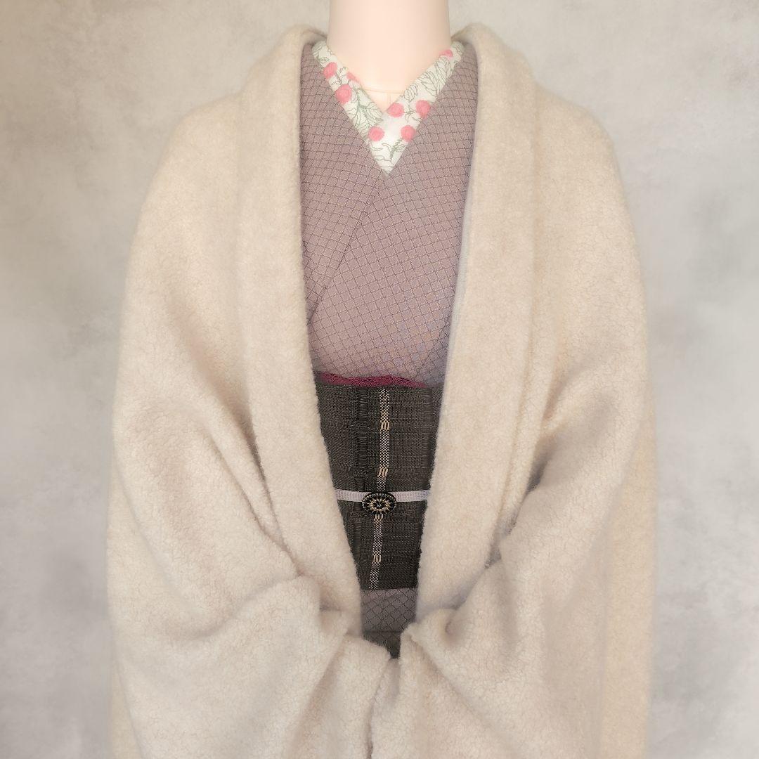 国産もこもこウールシープボア/アイボリー・モモンガカーディガン