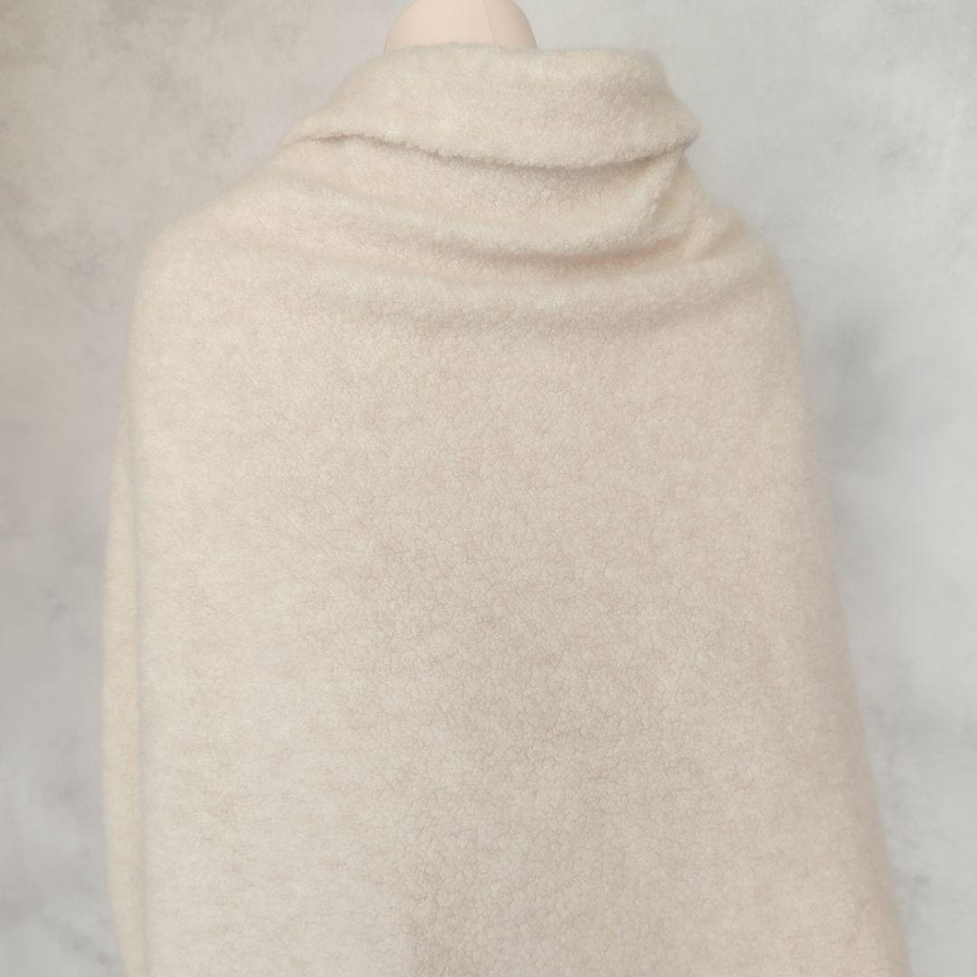 国産もこもこウールシープボア/アイボリー・モモンガカーディガン