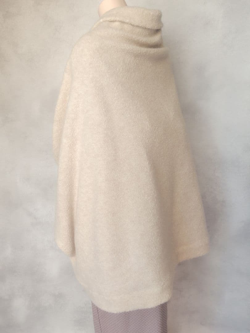 国産もこもこウールシープボア/アイボリー・モモンガカーディガン