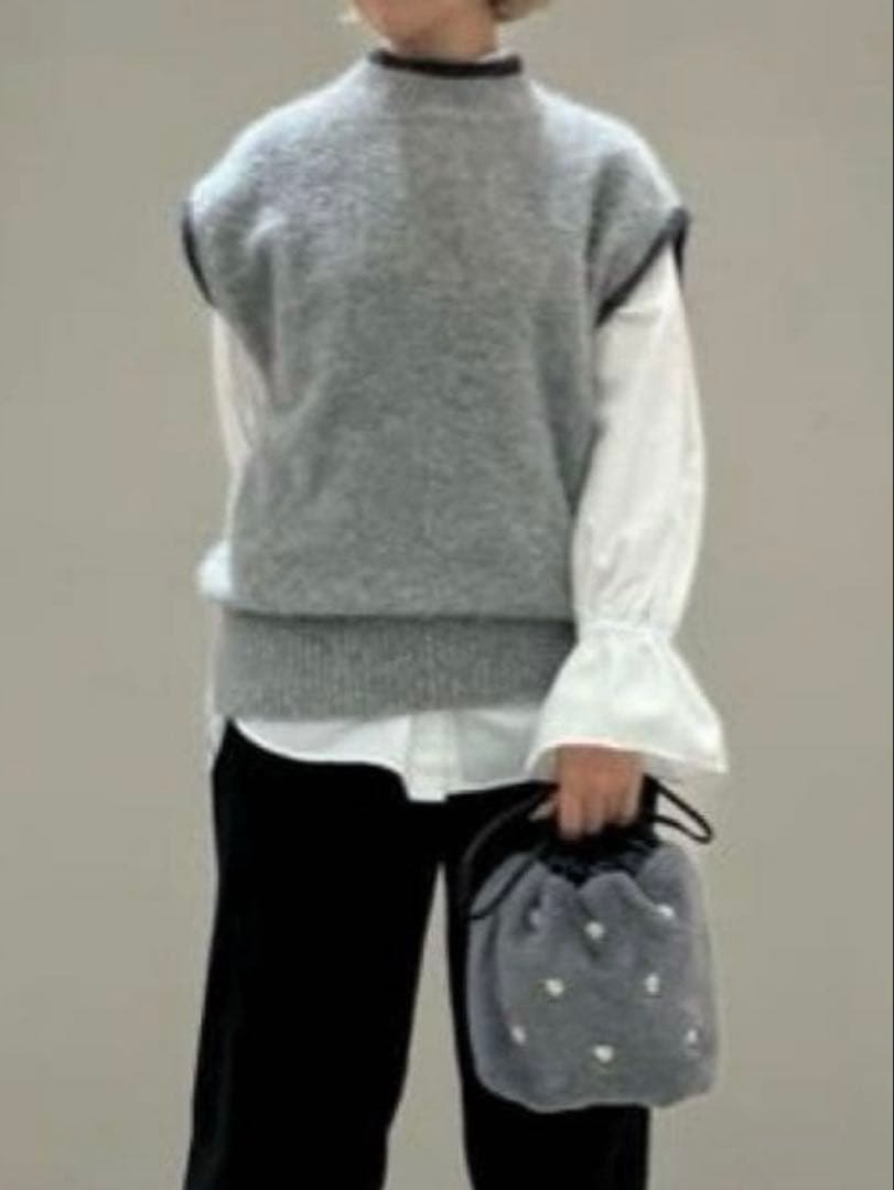 UNITED ARROWS フォックスカシミヤニットベスト