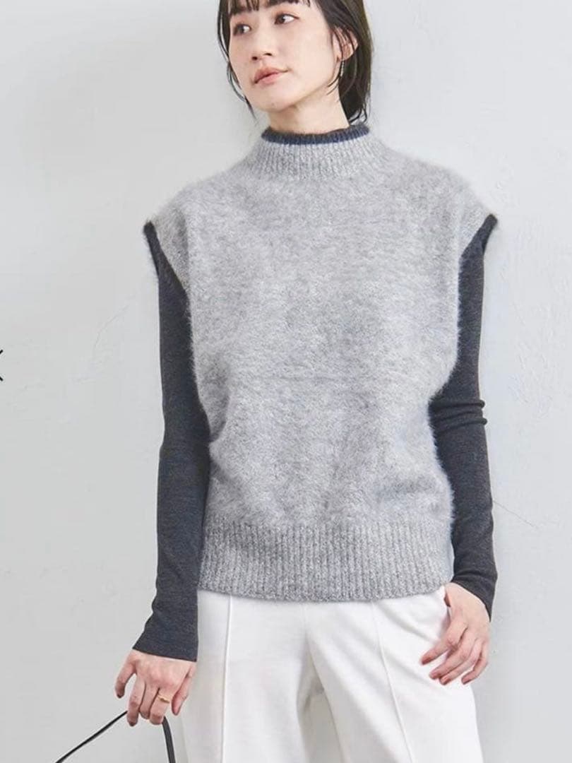 UNITED ARROWS フォックスカシミヤニットベスト