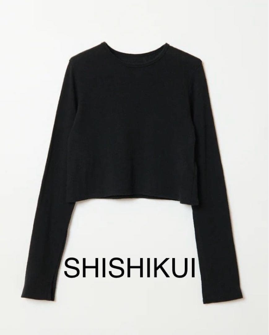 SHISHIKUI LONG T 黒　シシクイ ロングT