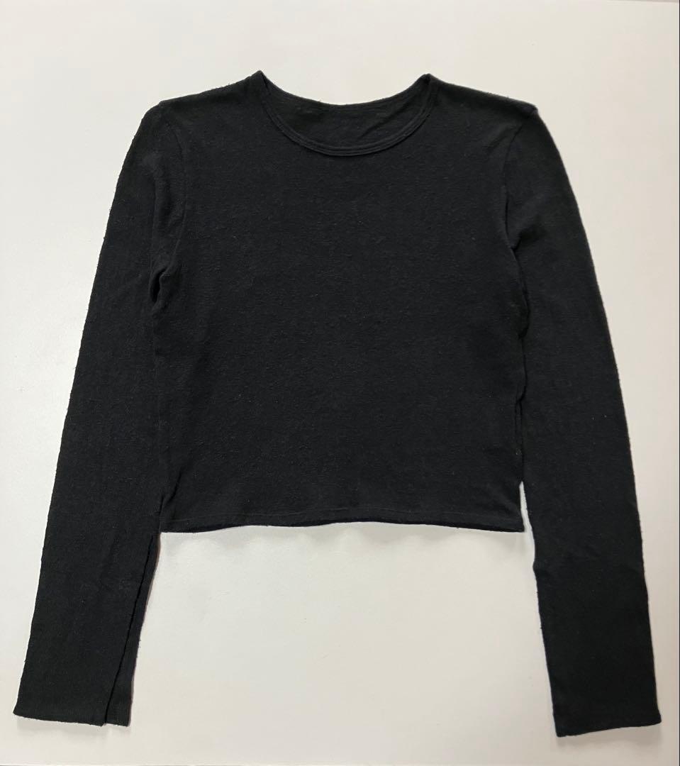 SHISHIKUI LONG T 黒　シシクイ ロングT