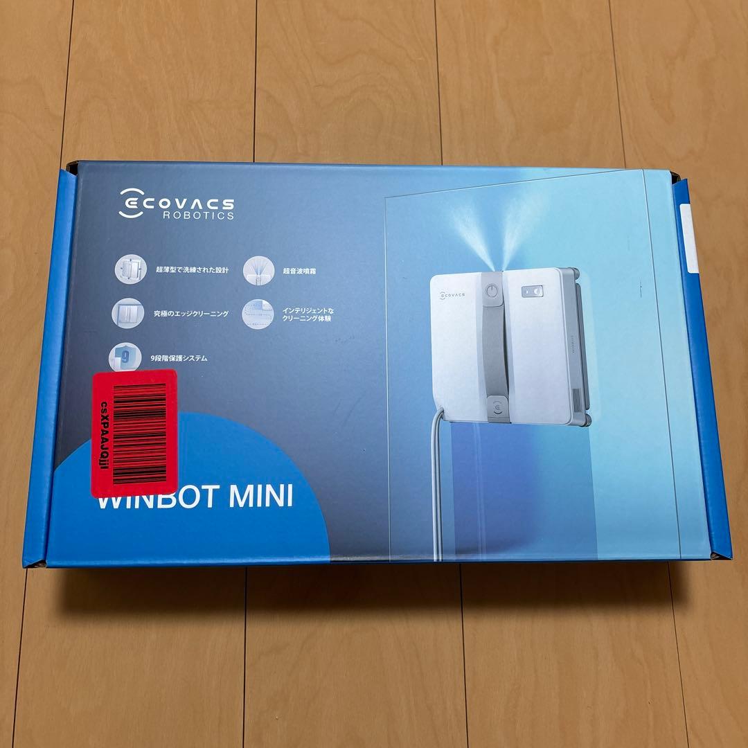 ECOVACS WINBOロボット掃除機本体 未使用フィルター付き