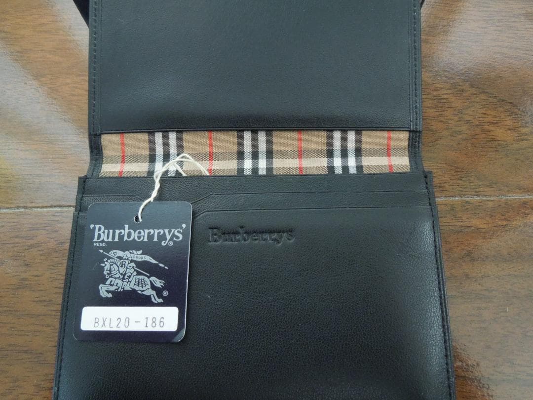 Burberrysバーバリー　本革名刺入れ　メンズ　ヴィンテージ品　未使用