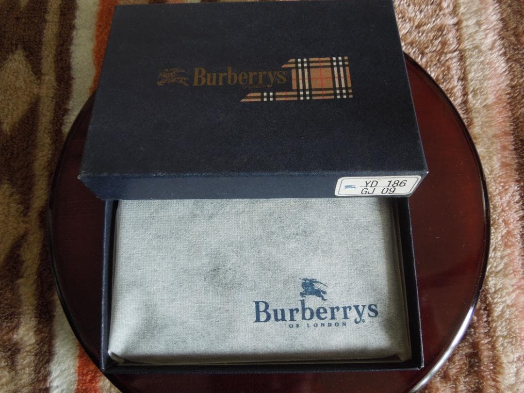 Burberrysバーバリー　本革名刺入れ　メンズ　ヴィンテージ品　未使用