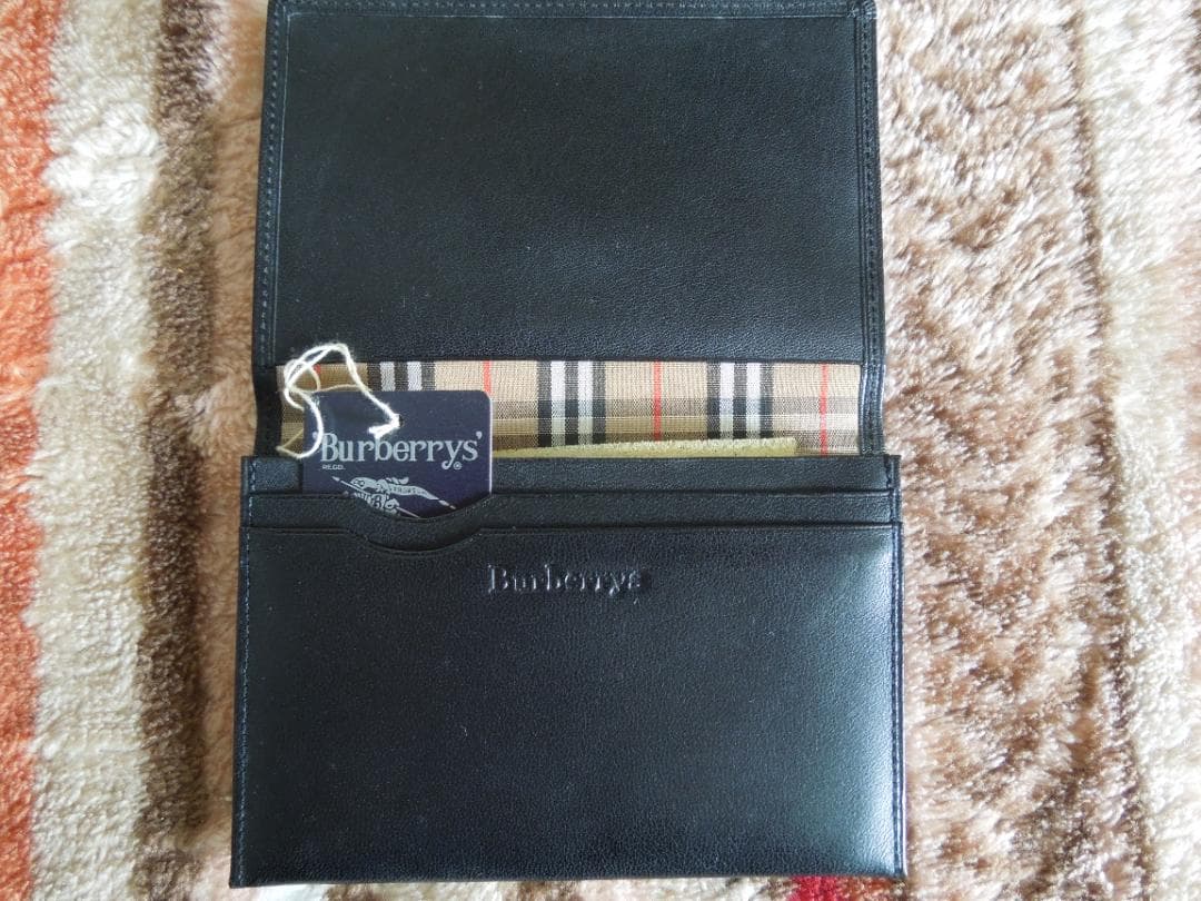Burberrysバーバリー　本革名刺入れ　メンズ　ヴィンテージ品　未使用