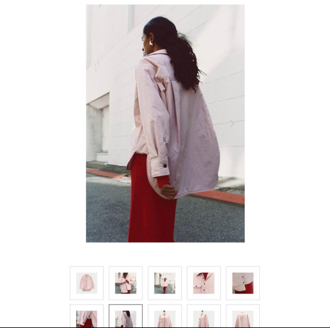 新品未使用タグ付き　macchat パファーシャツ