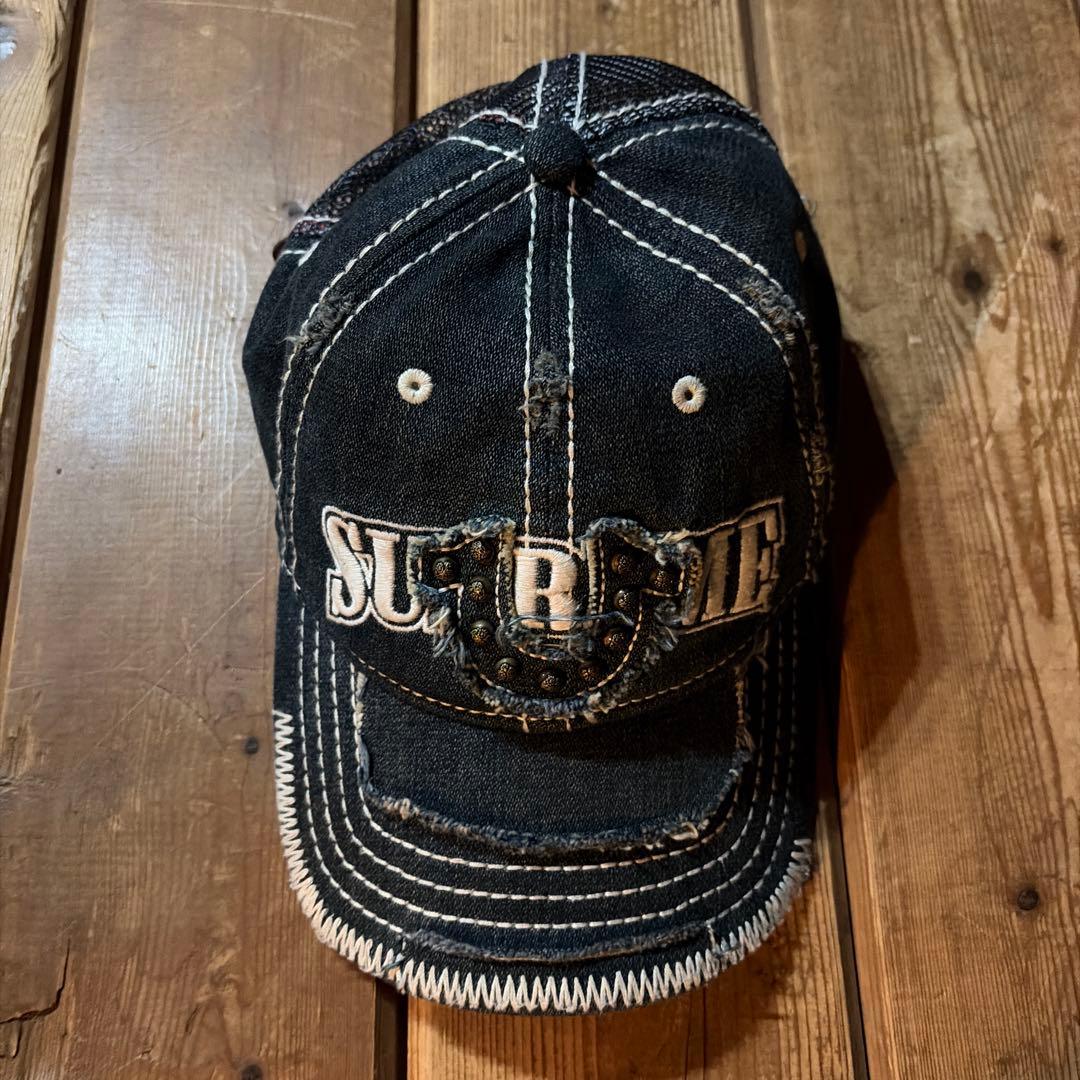 SUPREME True Religion キャップ　ネイビー