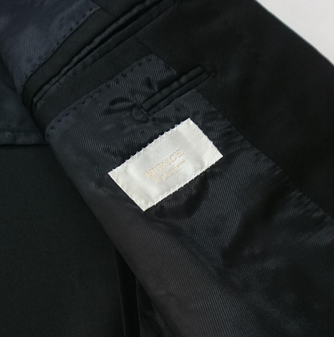 エディフィス✨セットアップスーツ 46 カノニコ フォーマル 黒 シングル 2B