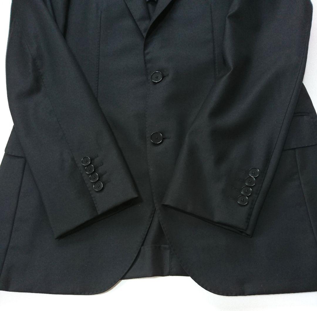 エディフィス✨セットアップスーツ 46 カノニコ フォーマル 黒 シングル 2B
