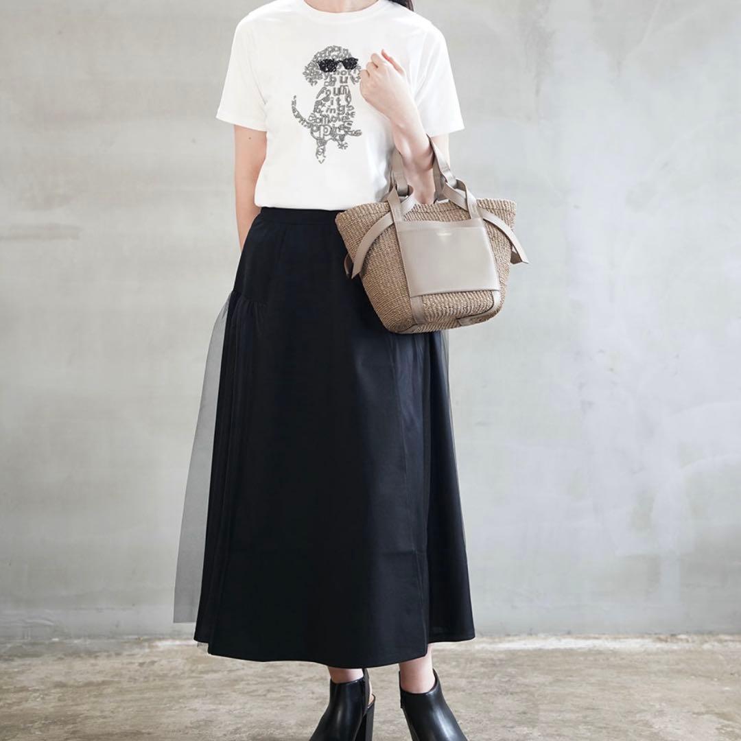 ヴィオラドーロ　トートカゴバッグ