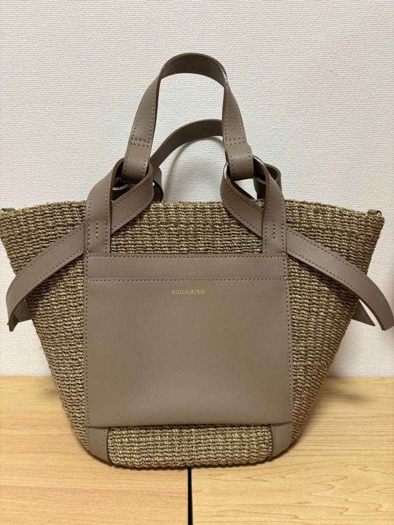 ヴィオラドーロ　トートカゴバッグ