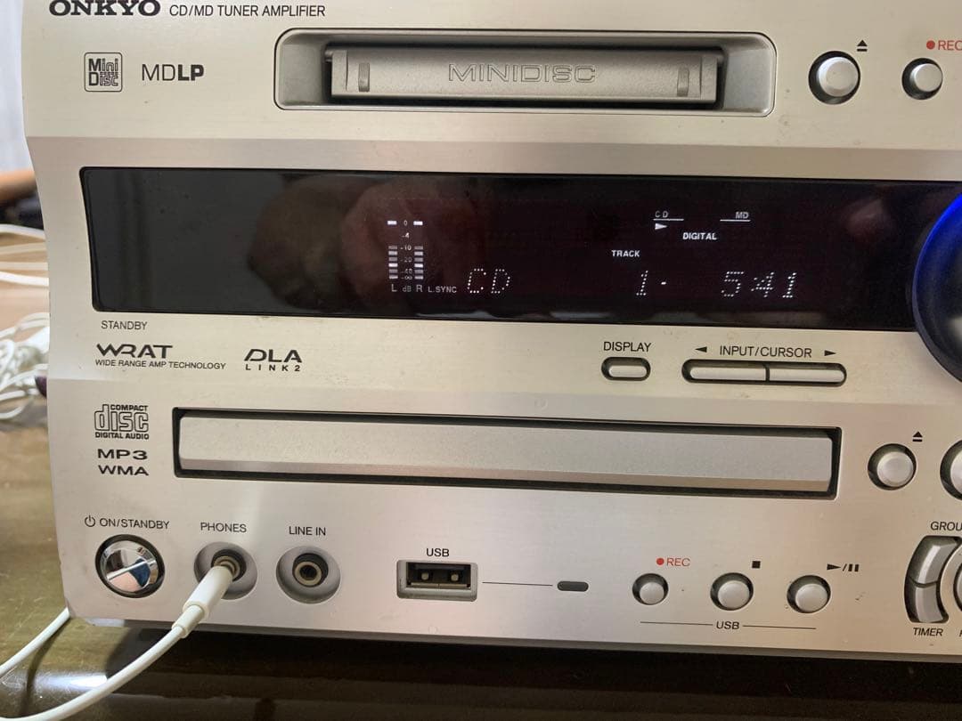 ONKYO® CD/MD TUNER ミニコンポ FR-N7SX 動作OK