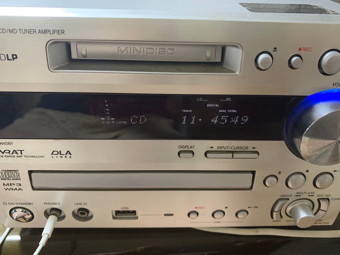 ONKYO® CD/MD TUNER ミニコンポ FR-N7SX 動作OK