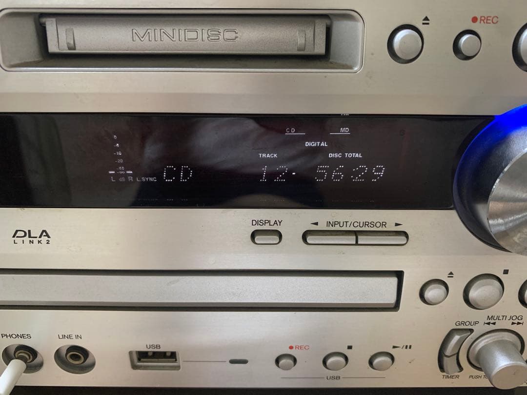 ONKYO® CD/MD TUNER ミニコンポ FR-N7SX 動作OK
