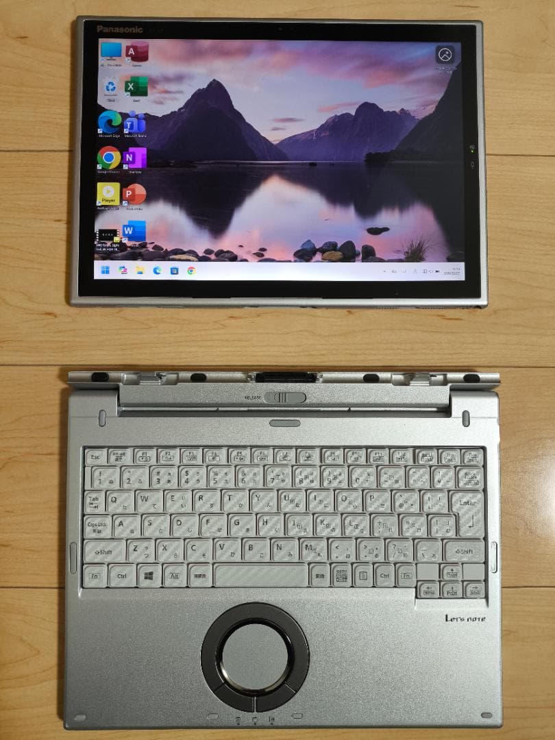 レッツノート 2in1 CF-XZ6美品 新品SSD500GB