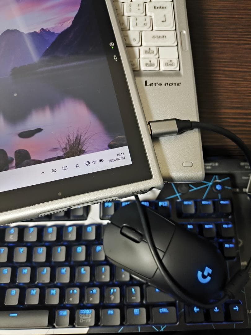 レッツノート 2in1 CF-XZ6美品 新品SSD500GB