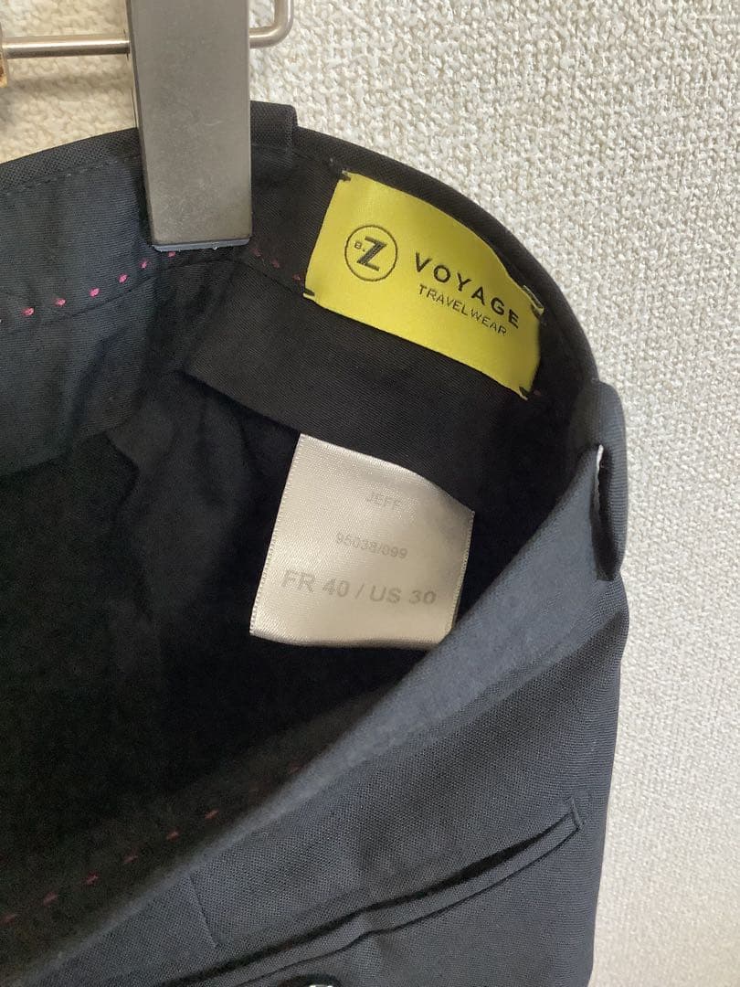 BERNARD ZINS　ベルナールザンス　インバーテッドプリーツ　スラックス