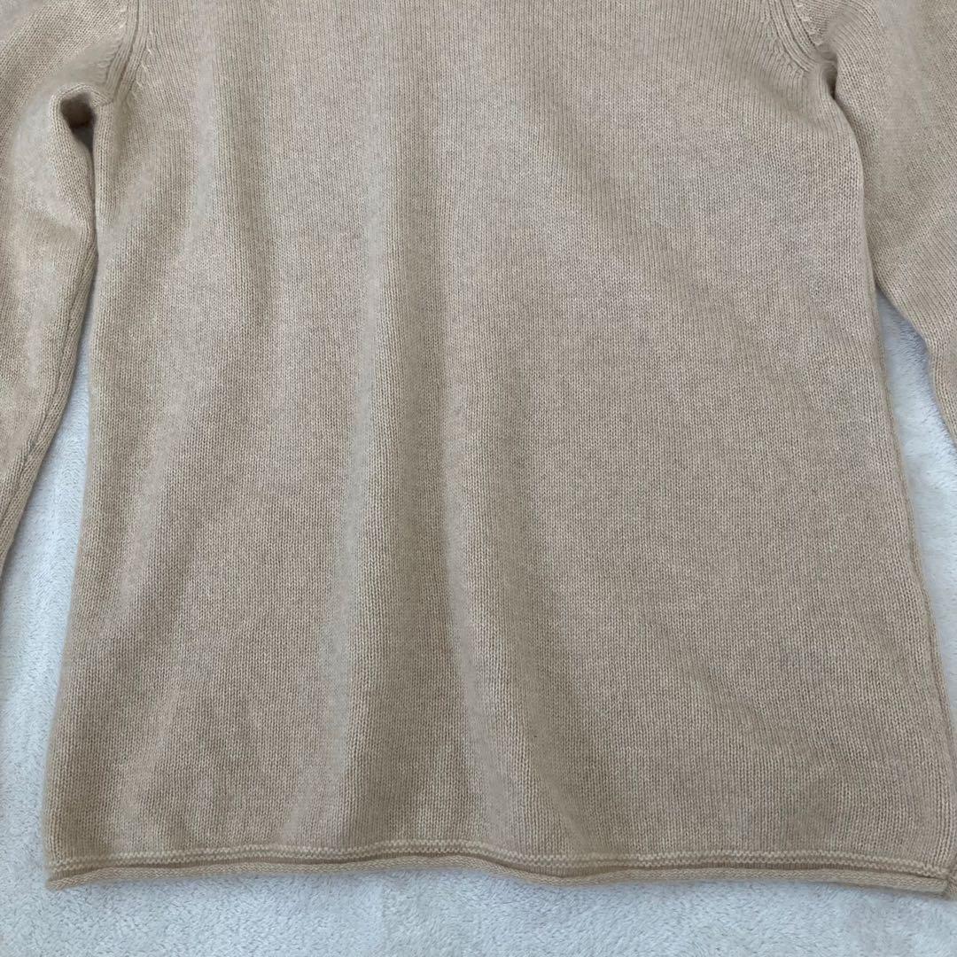 MUJI Labo 自然のまんまの色　カシミヤタートルネックセーター　メンズＬ