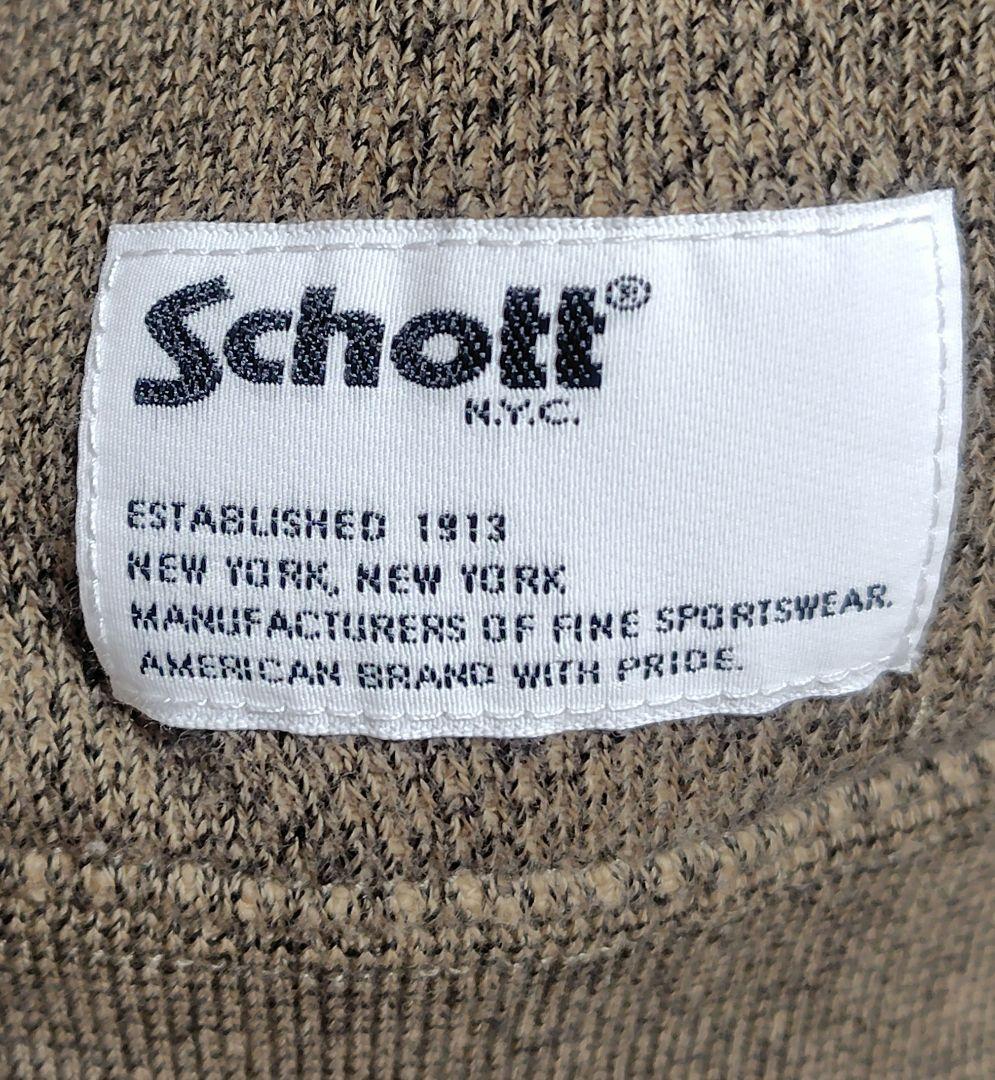 Schott XLサイズ SALT AND PEPPER SWEAT