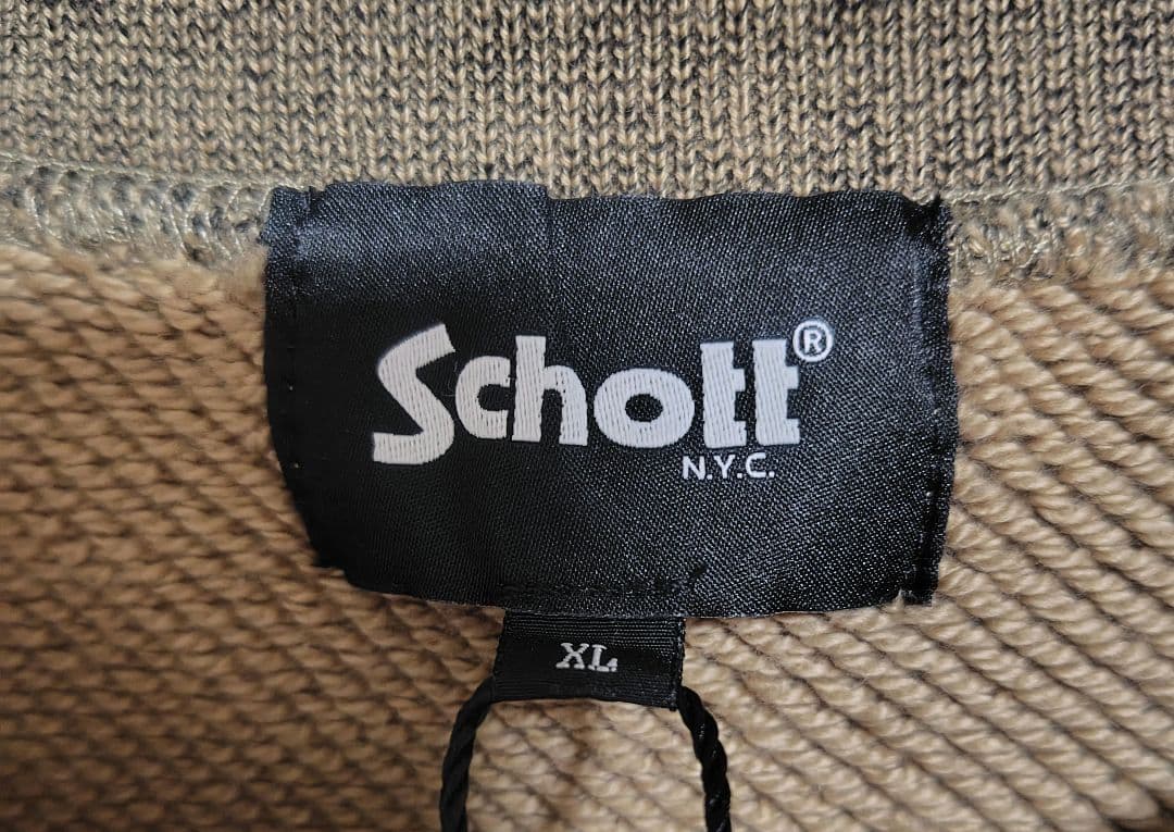 Schott XLサイズ SALT AND PEPPER SWEAT