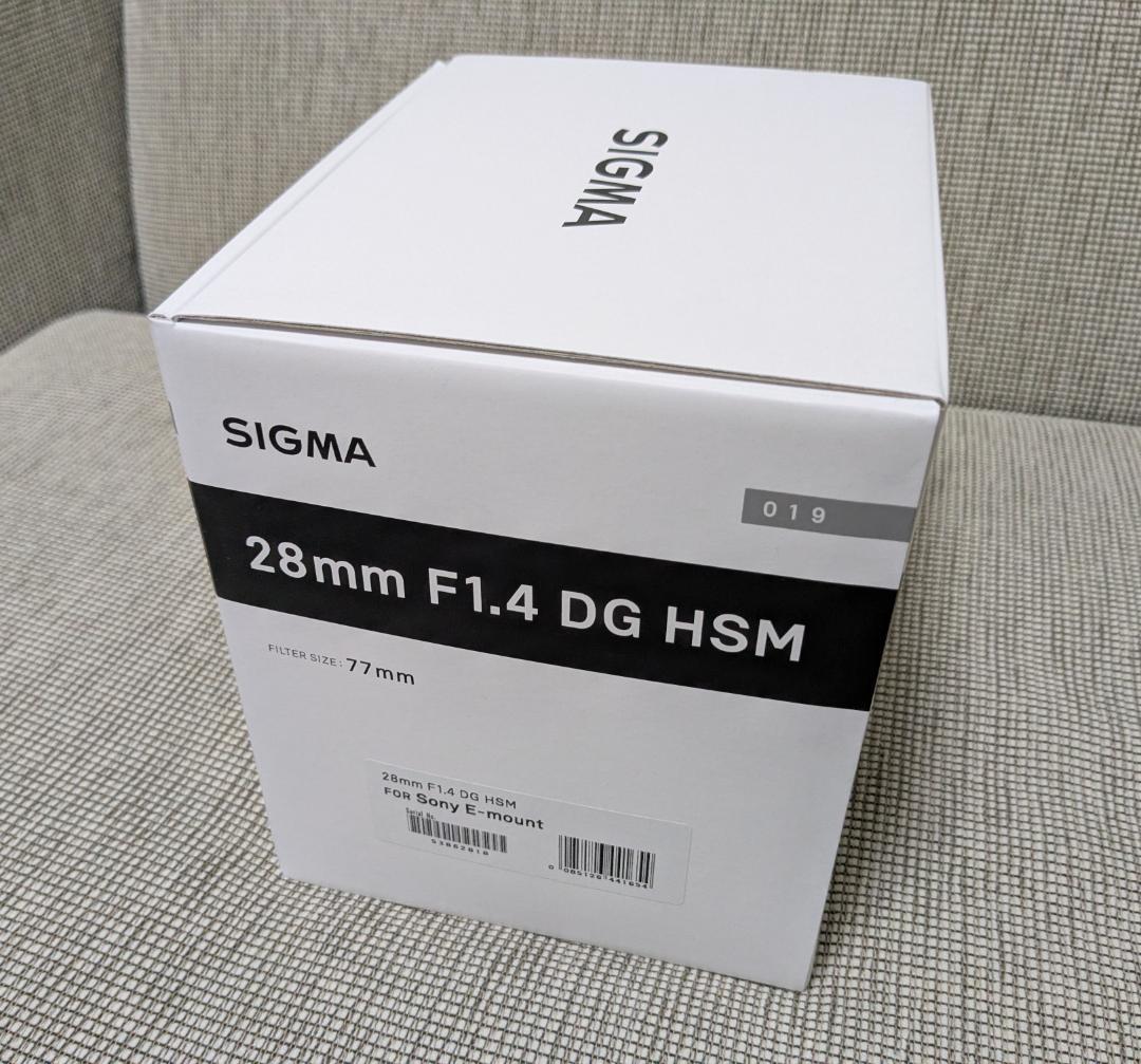 新品未使用！　SIGMA 28mm F1.4 DG HSM Art ソニーE