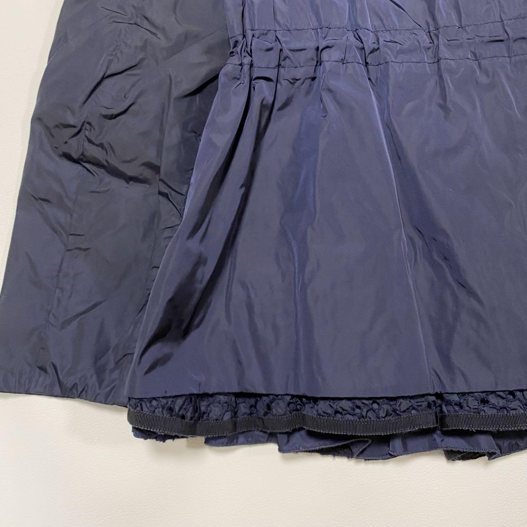 MONCLER LOTUS ナイロンジップアップパーカー　ドローコード　レース