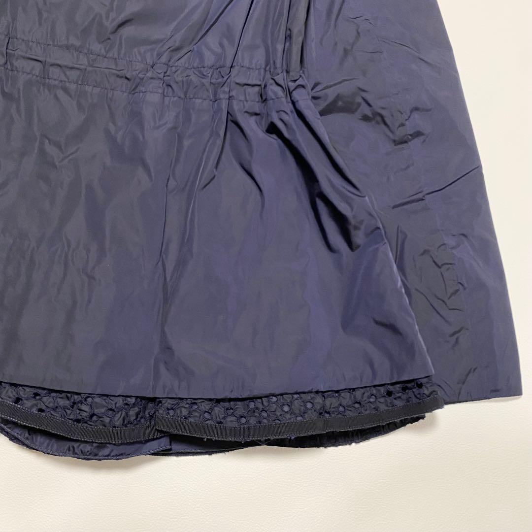 MONCLER LOTUS ナイロンジップアップパーカー　ドローコード　レース