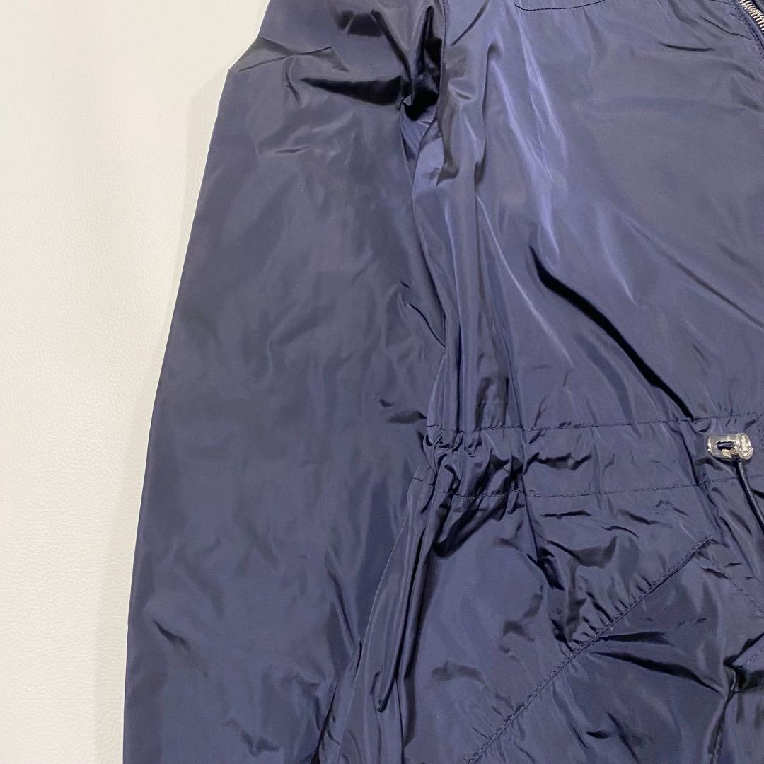 MONCLER LOTUS ナイロンジップアップパーカー　ドローコード　レース