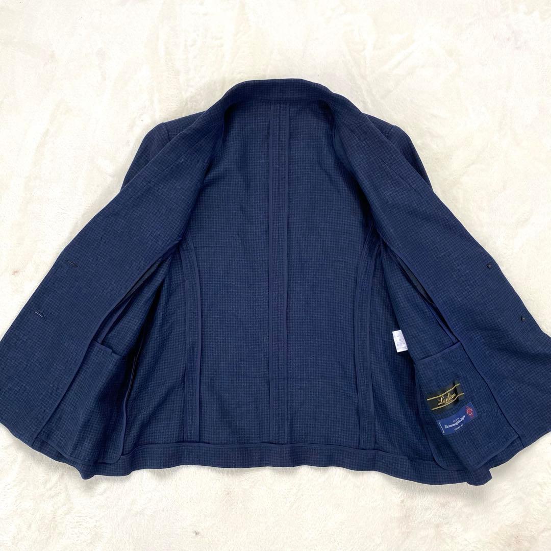 Leilian ✨ゼニア 生地使用✨ リネン シルク テーラードジャケット