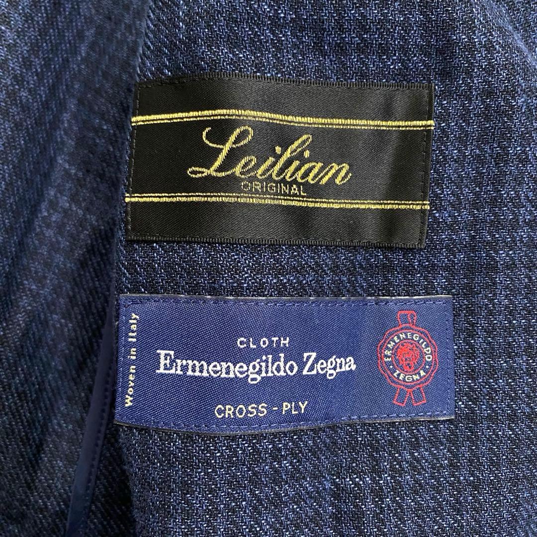 Leilian ✨ゼニア 生地使用✨ リネン シルク テーラードジャケット