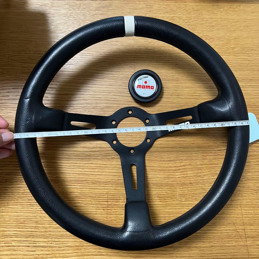 MOMO FULL SPEED ステアリングホイール 34.8φ 9cmDEEP