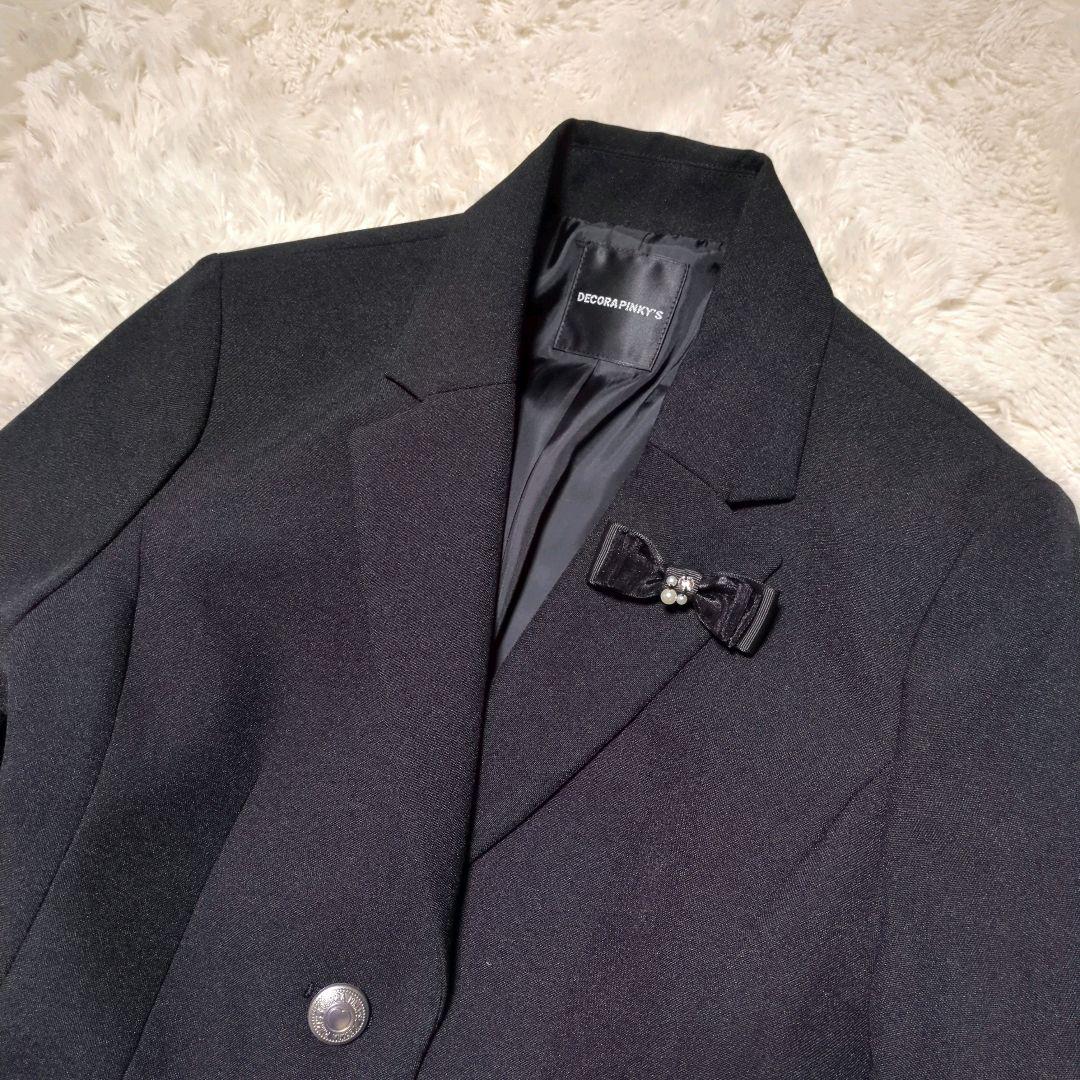 極美品！デコラピンキーズ　パンツスーツセットアップ5点セット　160　現行