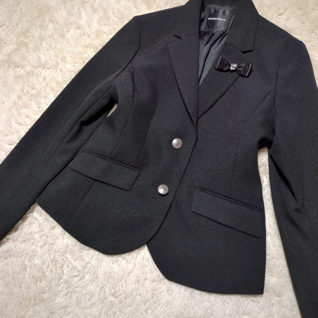 極美品！デコラピンキーズ　パンツスーツセットアップ5点セット　160　現行