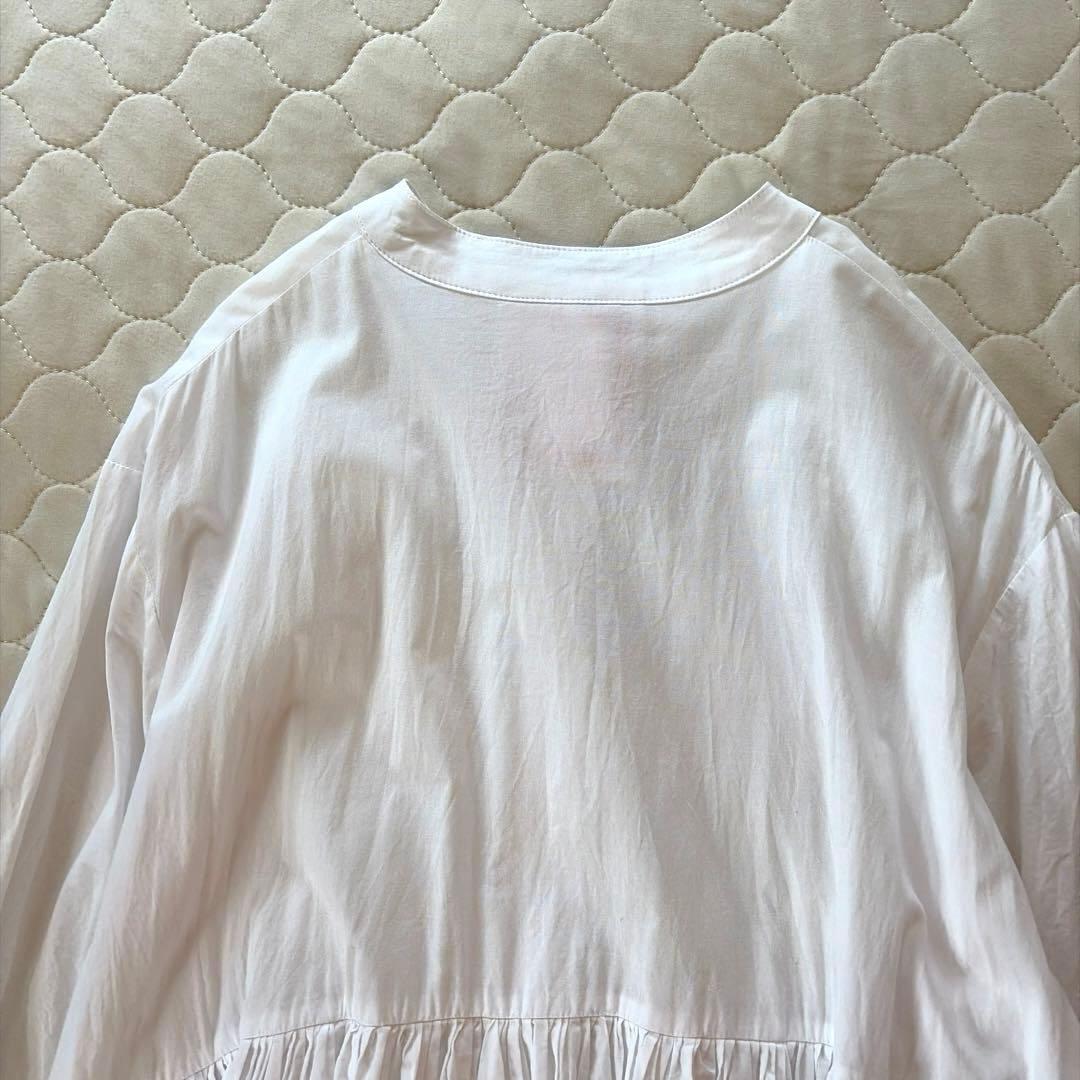 BEARDSLEY ギャザーワンピース　ホワイト　サイズ1 ベストとも◎