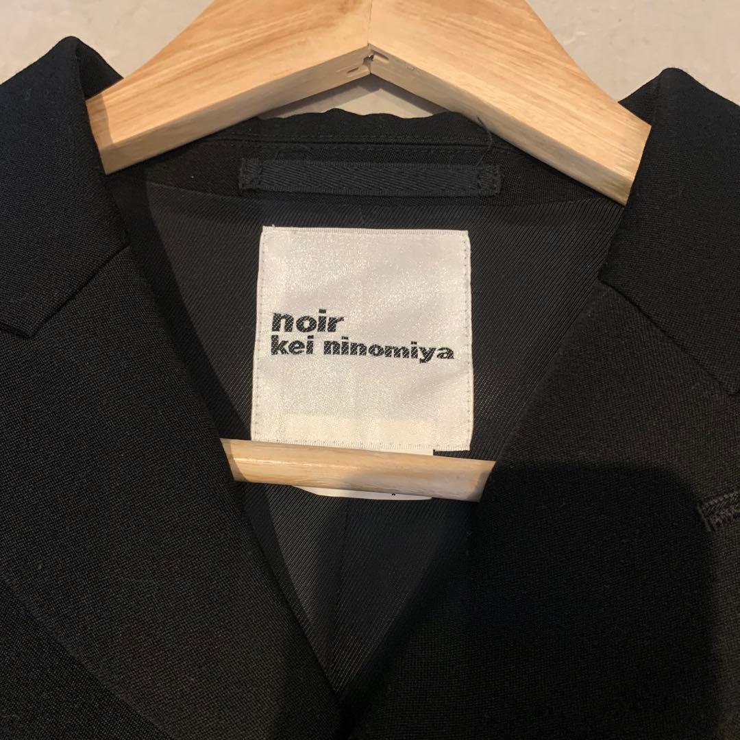noir kei ninomiya 黒 クロップドテーラードジャケット