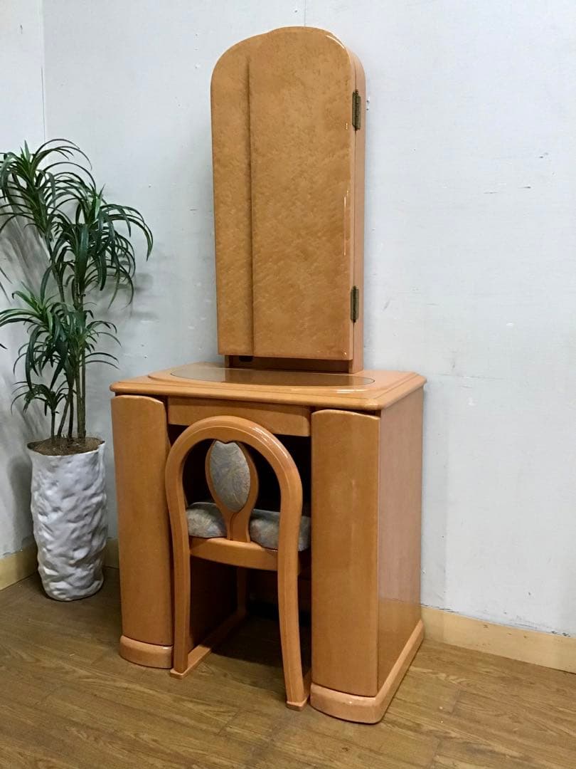 ☆ Mary ☆☆管277☆バーズアイメープル☆ミエミラー☆ドレッサー本体