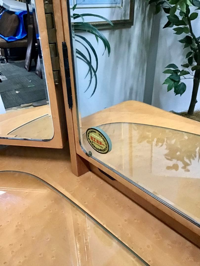 ☆ Mary ☆☆管277☆バーズアイメープル☆ミエミラー☆ドレッサー本体