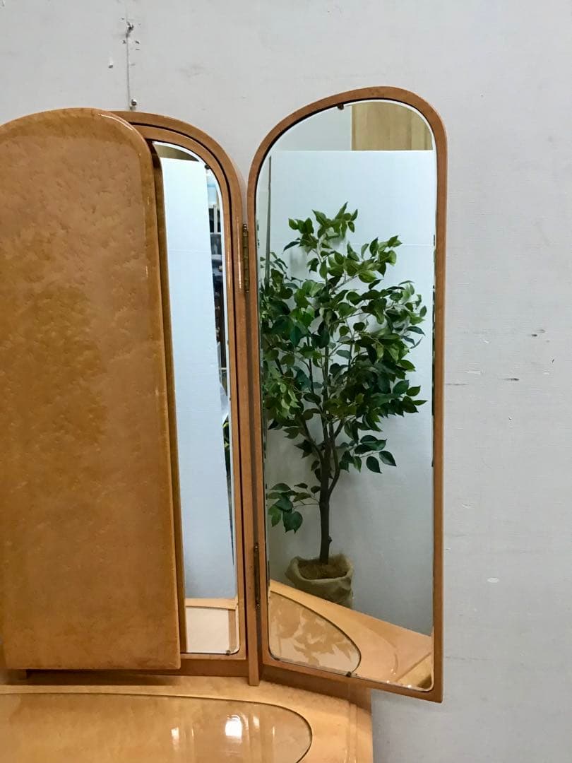 ☆ Mary ☆☆管277☆バーズアイメープル☆ミエミラー☆ドレッサー本体