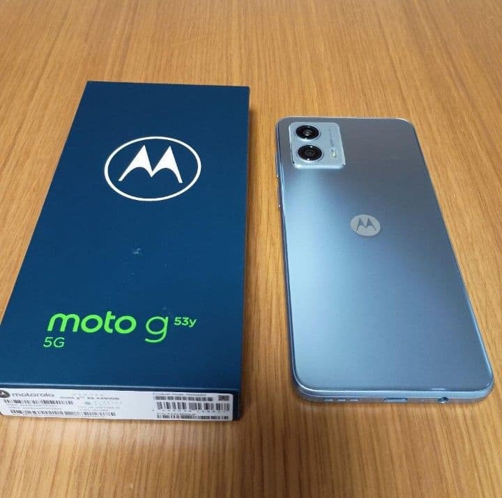 Motorola moto g53 5G 本体 グレー