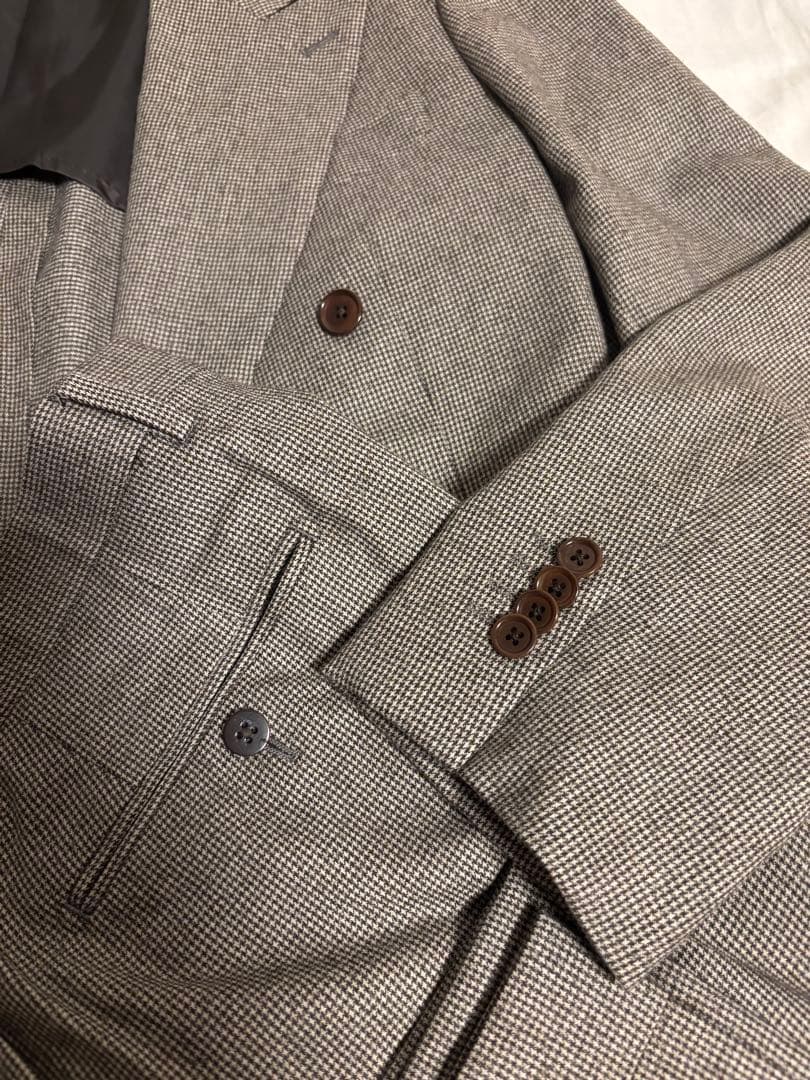 現行　ユナイテッドアローズ　カノニコ　ハウンドトゥース　ダブルセットアップスーツ