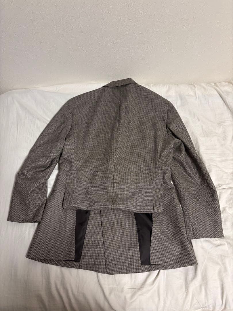 現行　ユナイテッドアローズ　カノニコ　ハウンドトゥース　ダブルセットアップスーツ