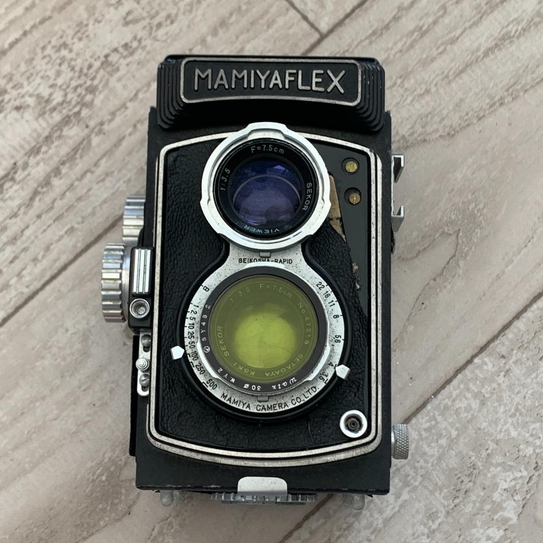 【現状品】マミヤフレックス オートマットB 二眼レフ 6×6 フィルムカメラ